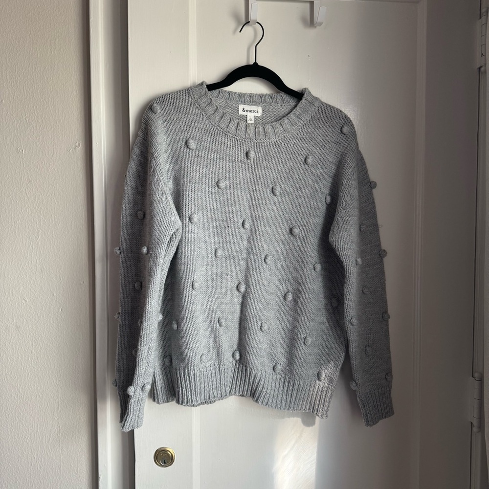 &merci Grey sweater
